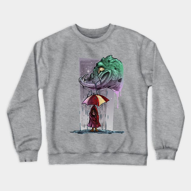 Drooling Crewneck Sweatshirt by mrzero